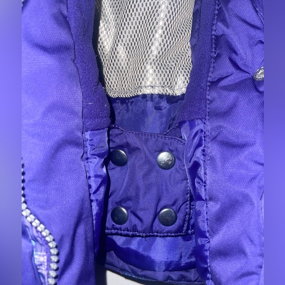 ZeroXposur Girls Purple & Blue Abstract Design Jacket - Picture 6 of 11
